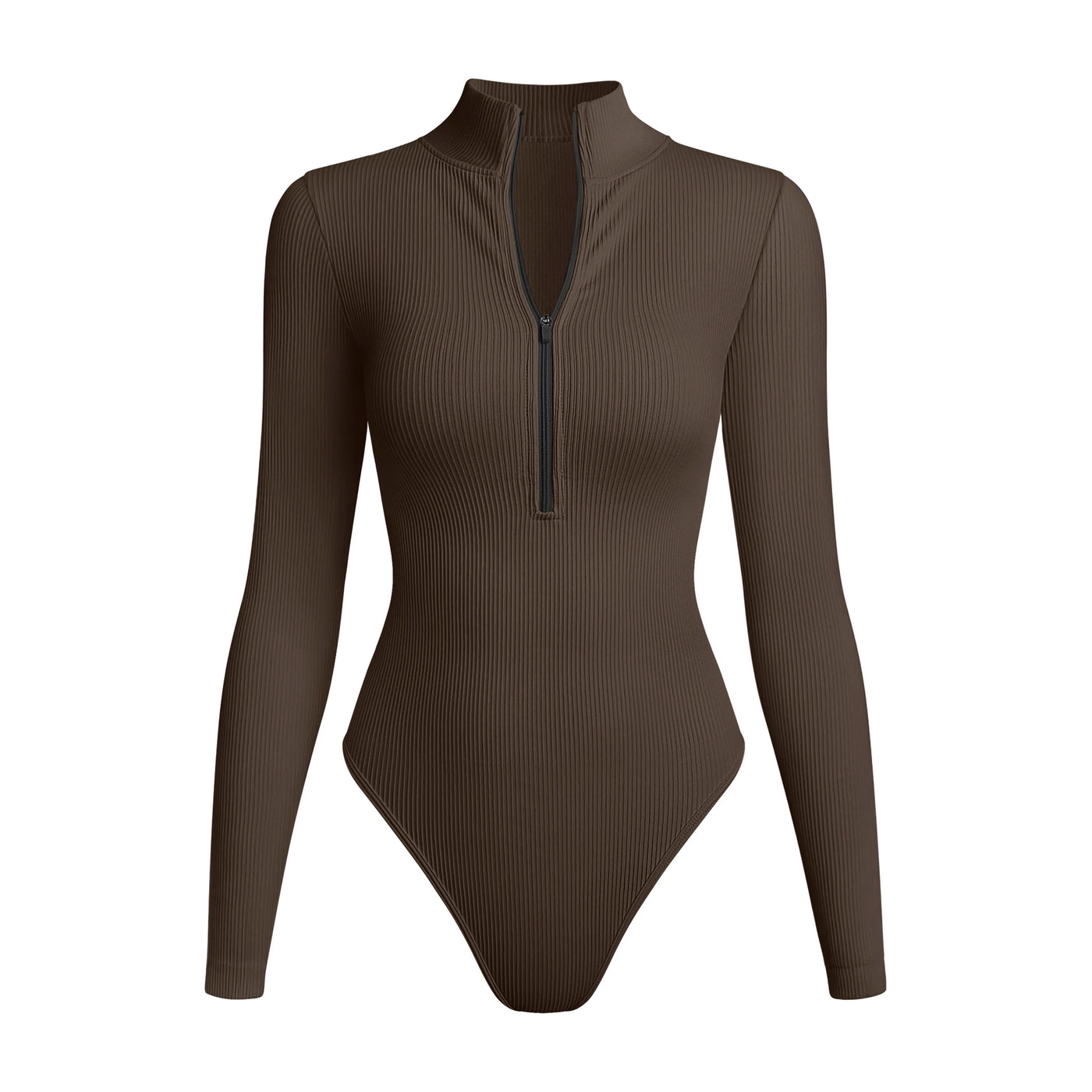 Combinaison Longue Femme à Manches Longues avec Fermeture Éclair – Extensible et Respirante – S à L