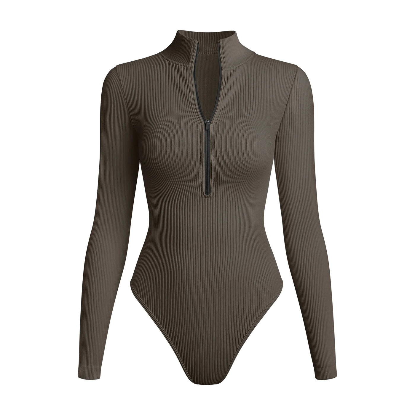 Combinaison Longue Femme à Manches Longues avec Fermeture Éclair – Extensible et Respirante – S à L