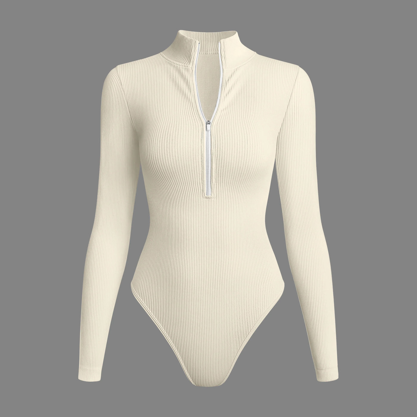 Combinaison Longue Femme à Manches Longues avec Fermeture Éclair – Extensible et Respirante – S à L